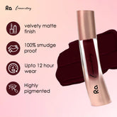 Ra Womanstory Comfy Silk Non Transfer 12H Liquid Matte Lipstick - 90 Cougar